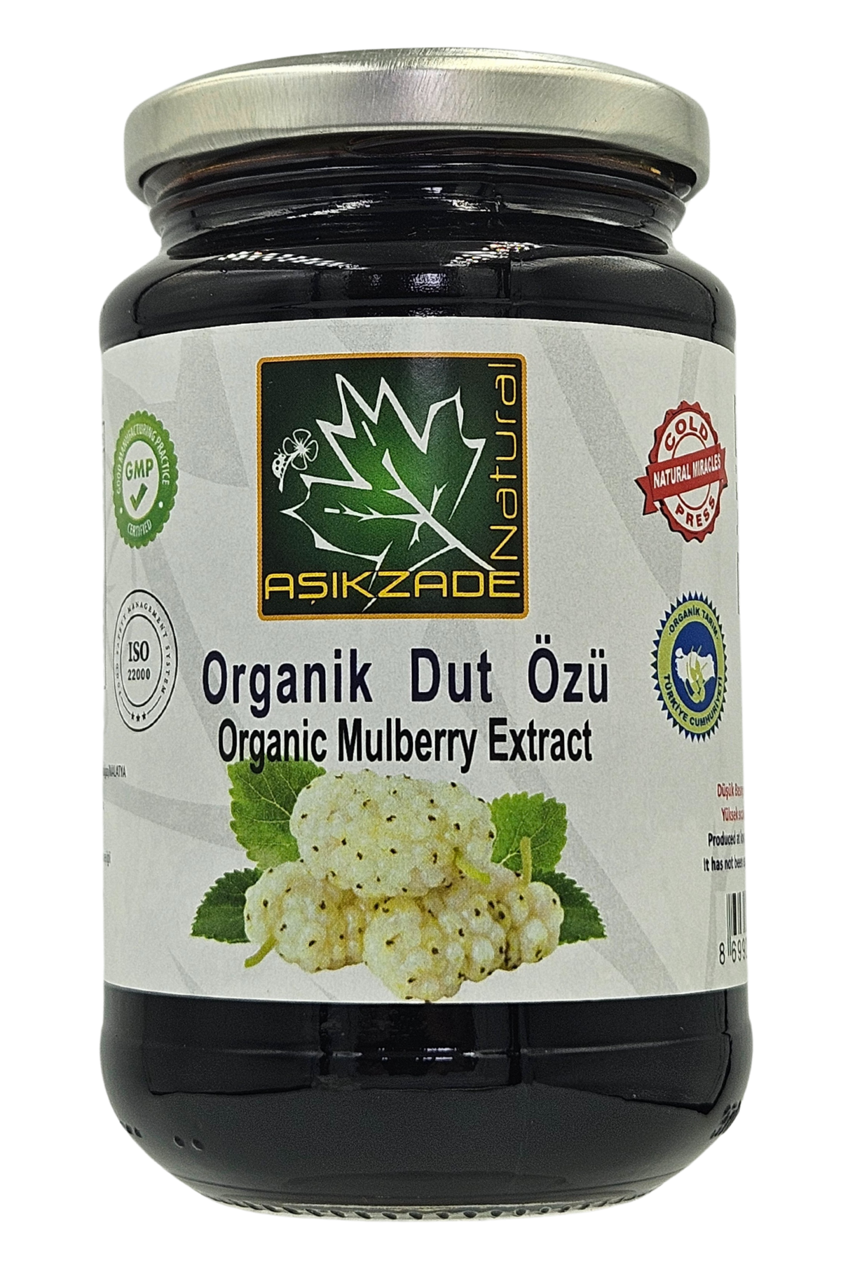 Aşıkzade Organik Dut Özü 370 Ml 480g