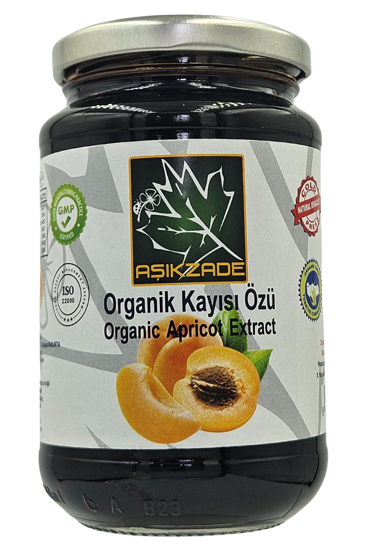 Aşıkzade Organik Kayısı Özü 370 Ml 480 G