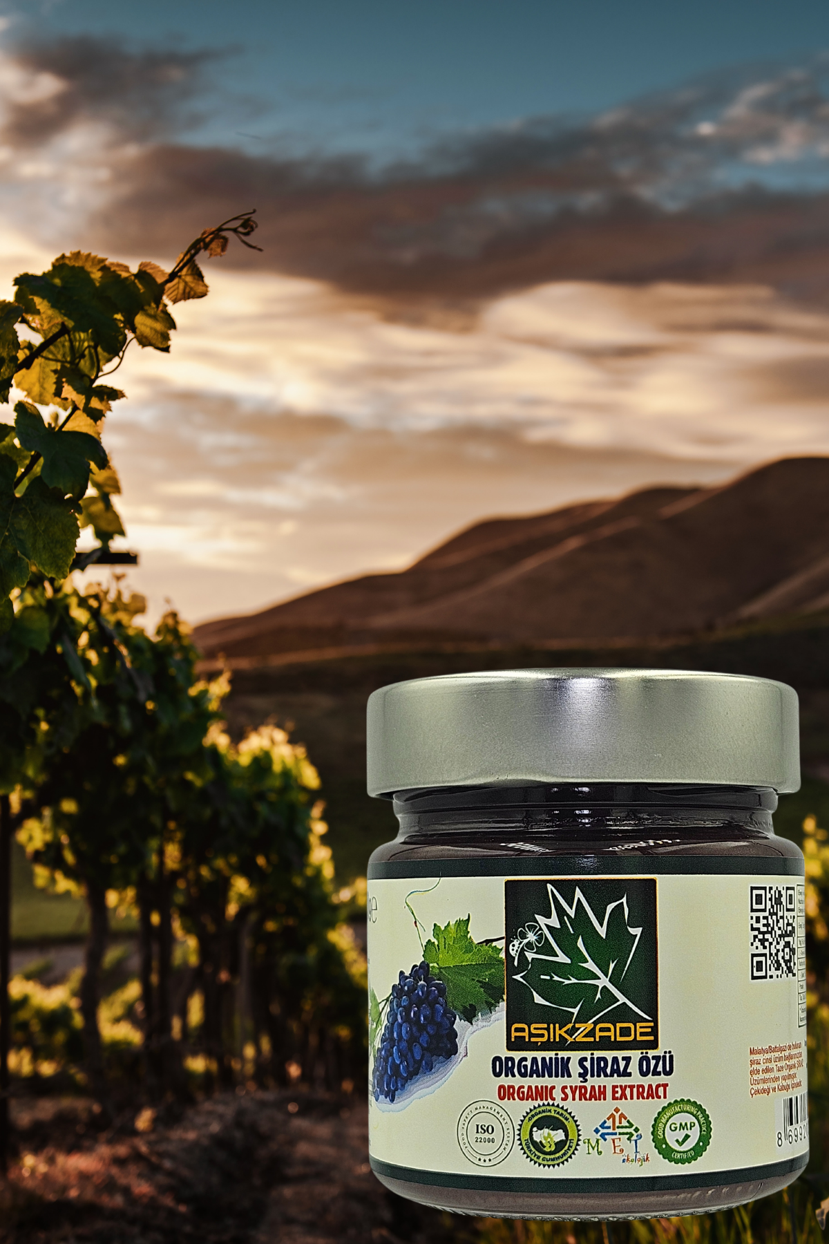 Aşıkzade Organik Şiraz özü 255ml 280 G