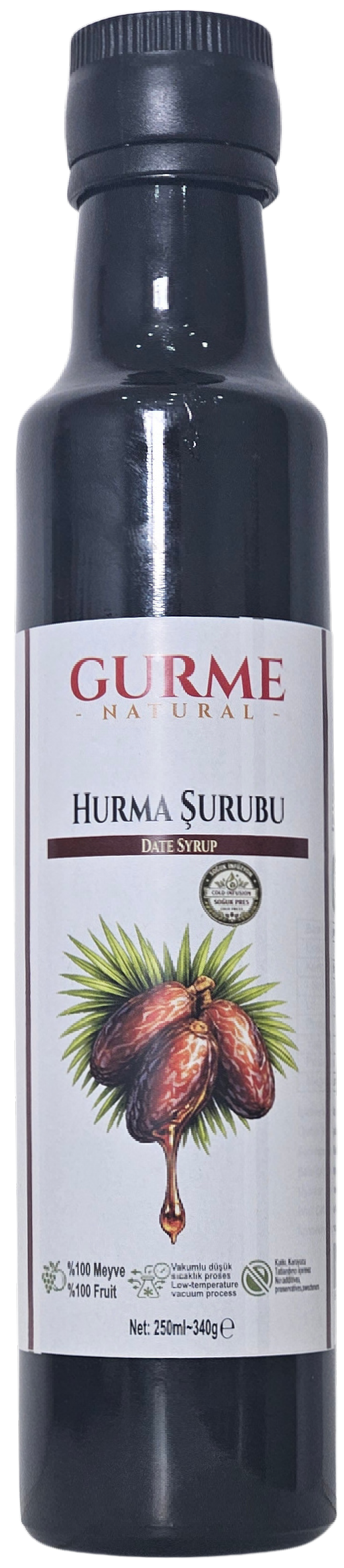 Gurme Natural 250 Ml Hurma Şurubu