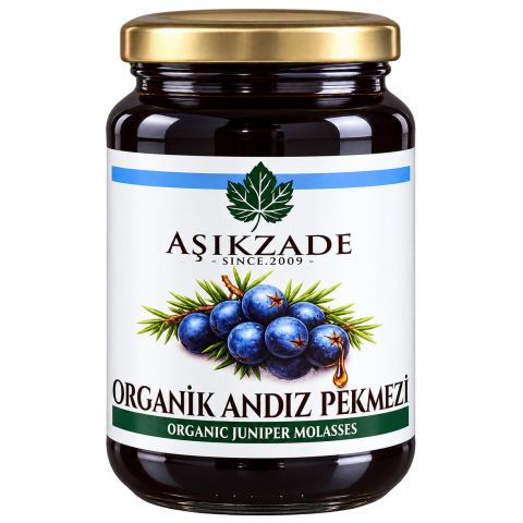 Aşıkzade Organik Andız Pekmezi 370ml 480 G