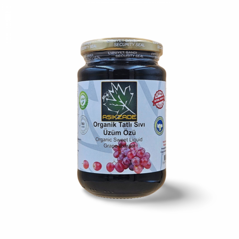 Aşıkzade Organik Tatlı Sıvı Üzüm Özü 370ml 480 G