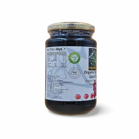 Aşıkzade Organik Tatlı Sıvı Üzüm Özü 370ml 480 G