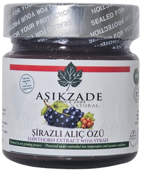 Aşıkzade Şiraz Özlü Alıç Özü 255ml 300 G
