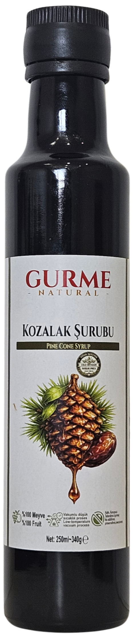 Gurme Natural 250 Ml Kozalak Şurubu