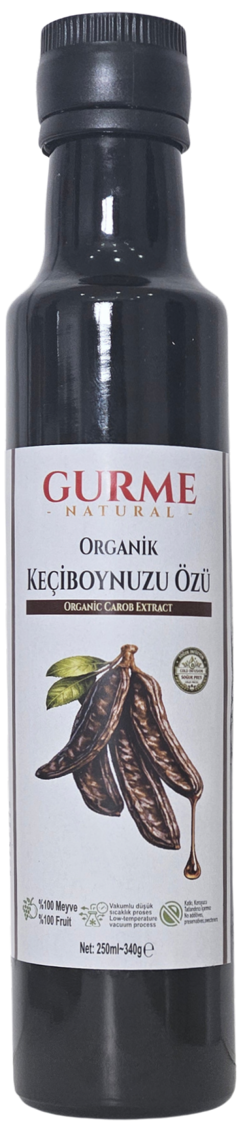 Gurme Natural 250 Ml Organik Keçiboynuzu Özü