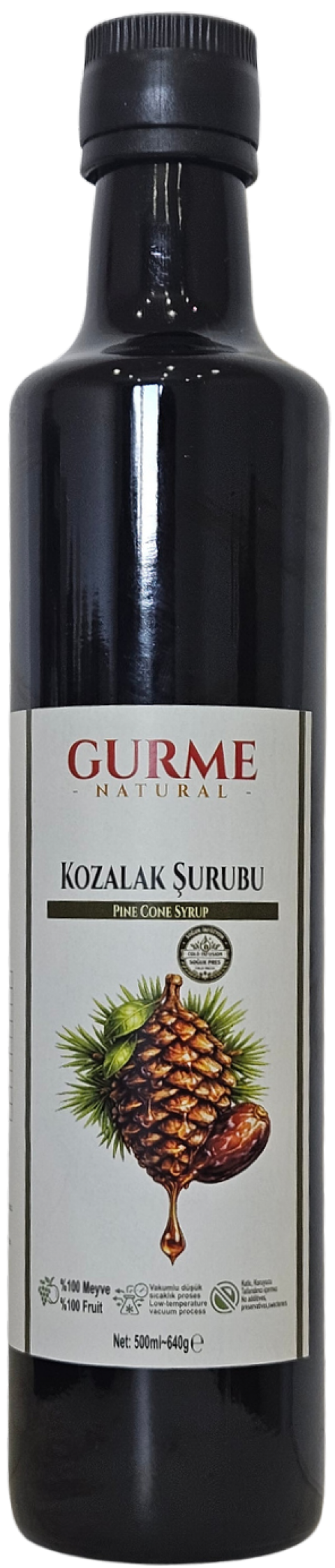 Gurme Natural 500 Ml Kozalak Şurubu