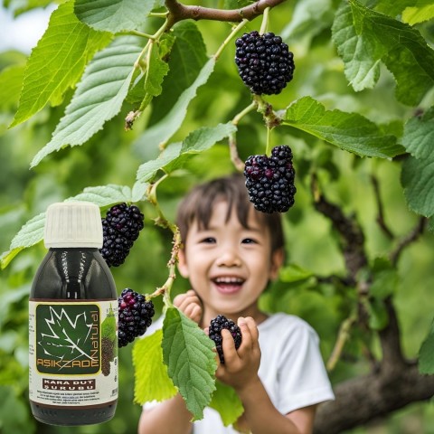Aşıkzade Karadut(horum Dutu) Şurunbu 125 Ml